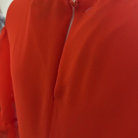 Beautiful Sam Edelman Orange Ruffle Dress - Picture 5 of 6